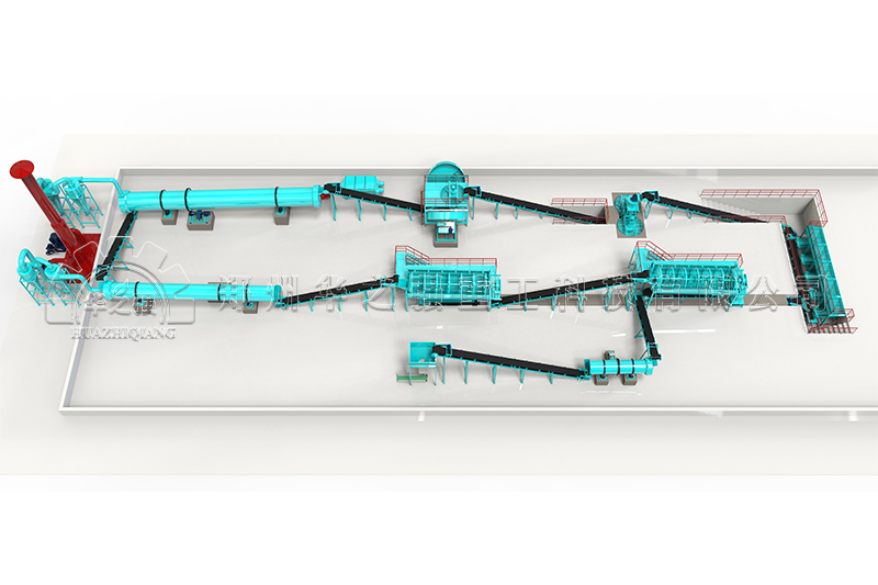 利用猪粪有机肥设备生产线来生产有机肥