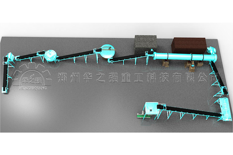 高中低型三种有机肥生产线价格